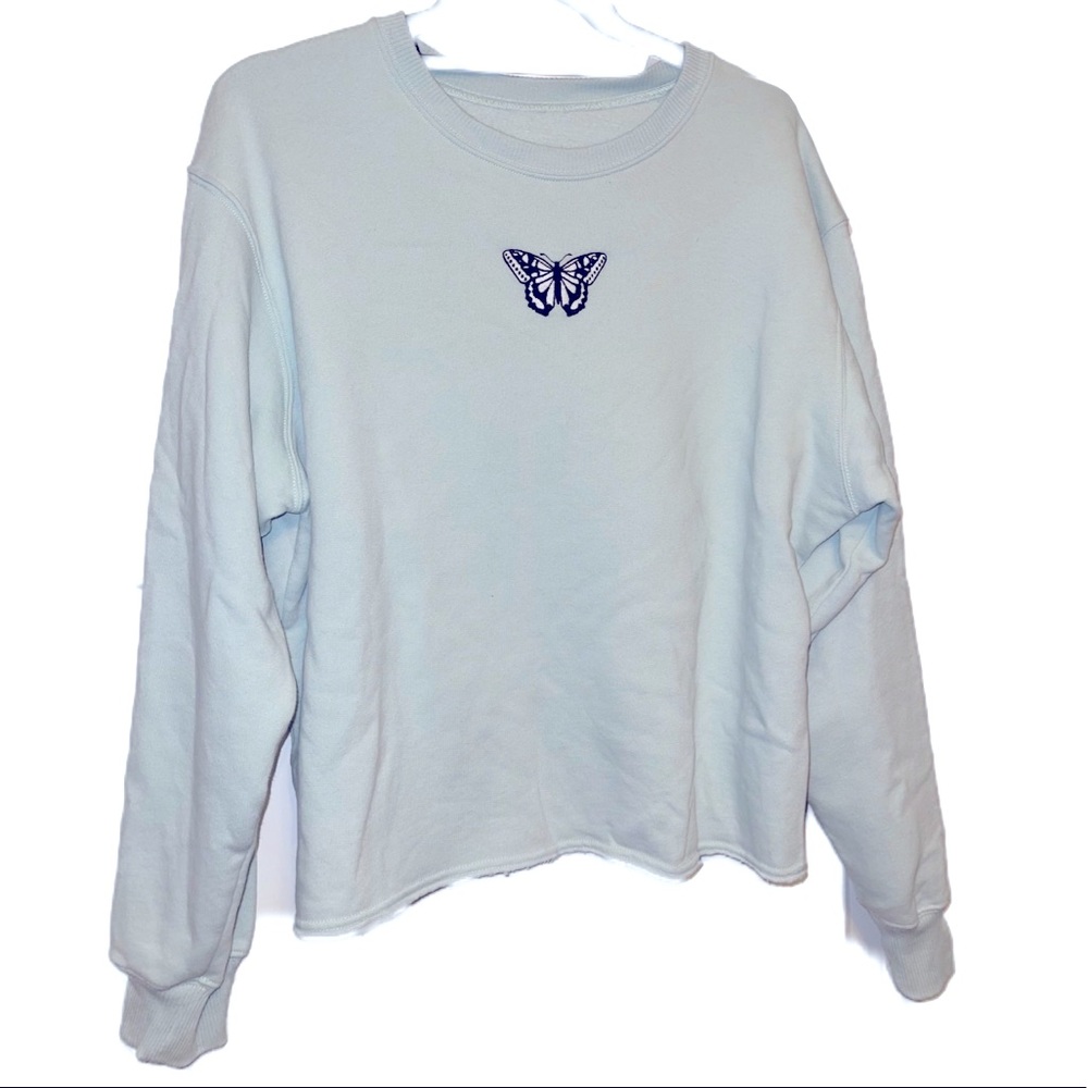 Hollister™️ Butterfly Cropped Sweatshirt